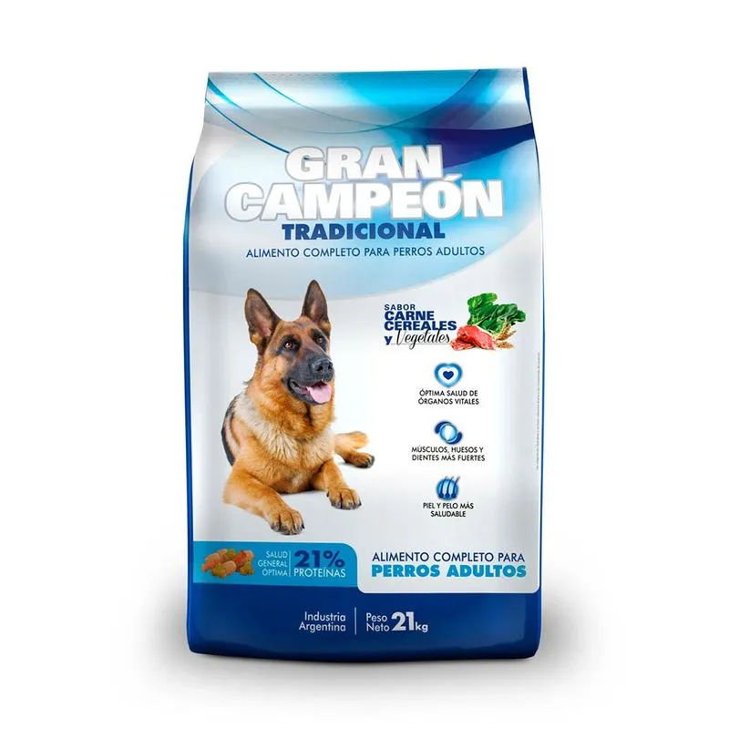 Gran Campeón Perro Adulto Tradicional 21kg